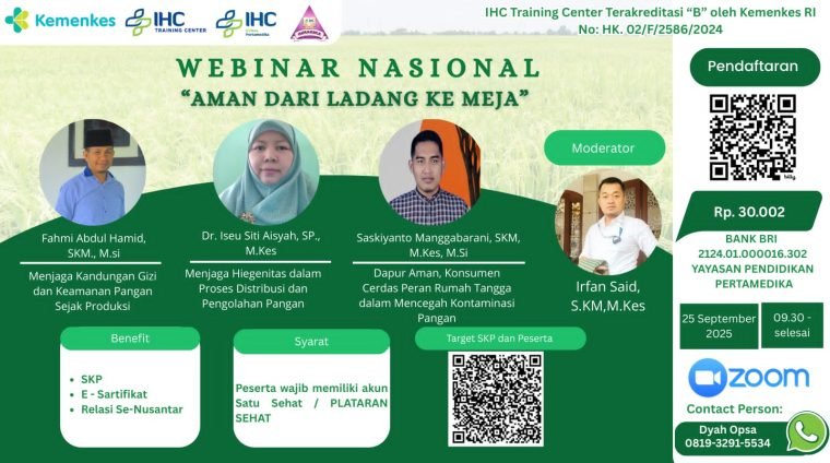Flyer Webinar Dari Ladang Aman Ke Meja Flyer Webinar Dari Ladang Aman Ke Meja
