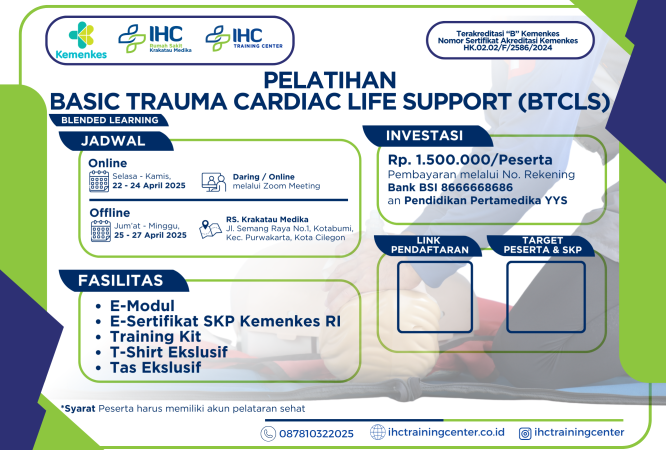 Flyer BTCLS Batch 1 RS Krakatau Medika