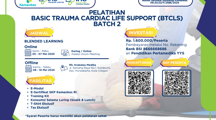Flyer BTCLS Batch 2 RS Krakatau Medika