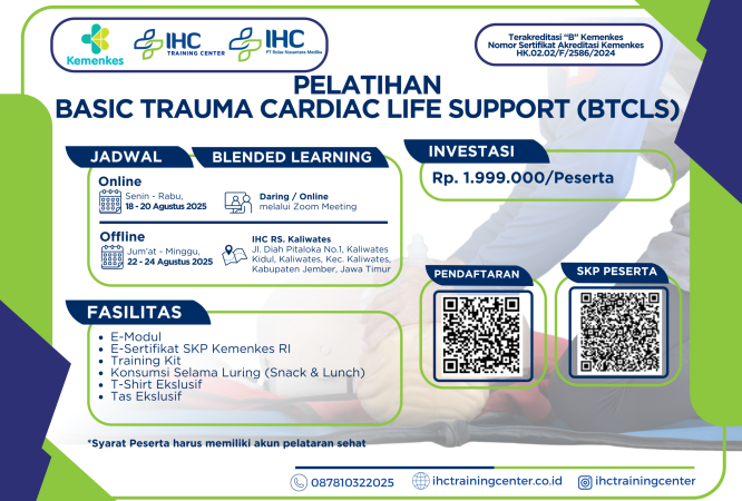 Flyer BTCLS Angkatan 3 IHC RS Kaliwates