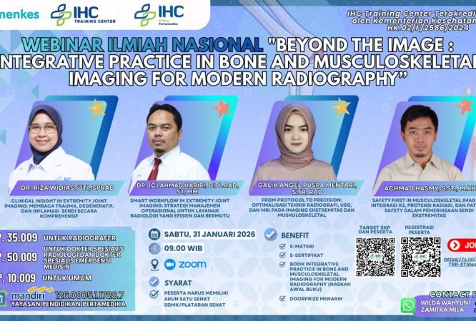 Flyer Webinar Radiografi Imaging Musculoskeletal