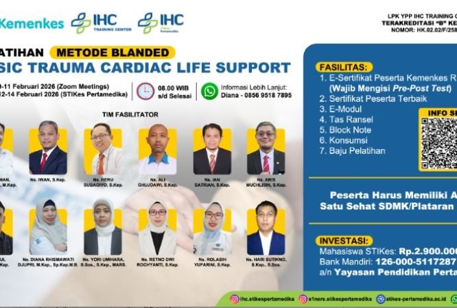 Flyer BTCLS STIKes Pertamedika Batch 2