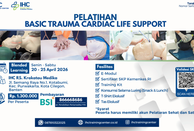 Flyer BTCLS RS Krakatau Medika Batch 1