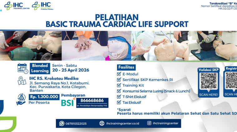 Flyer BTCLS RS Krakatau Medika Batch 1