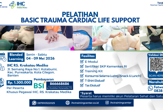 Flyer BTCLS RS Krakatau Medika Batch 2