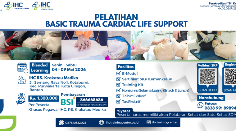 Flyer BTCLS RS Krakatau Medika Batch 2