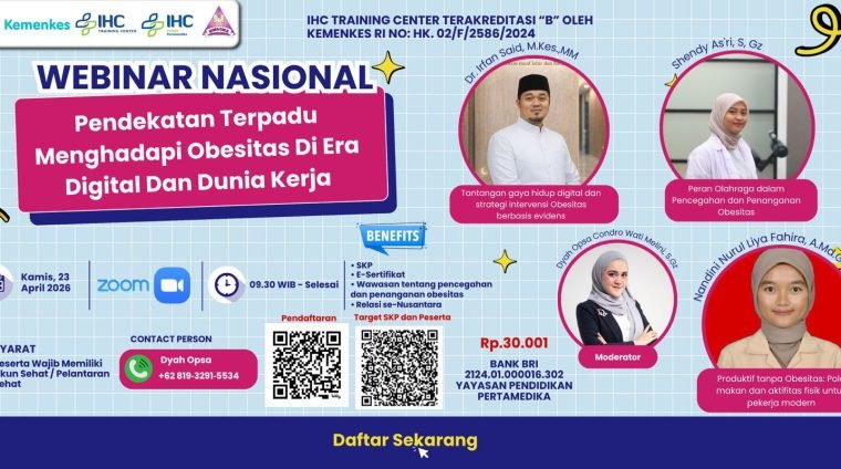 Flyer Webinar Gizi Obesitas